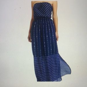 Athleta Strapless Maxi Dress
